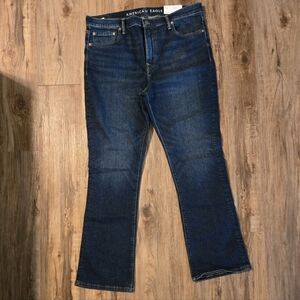 American Eagle Men's Air Flex Slim Boot Blue Jeans